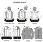 7 in 1 System Hi-Vis Winter Jacket